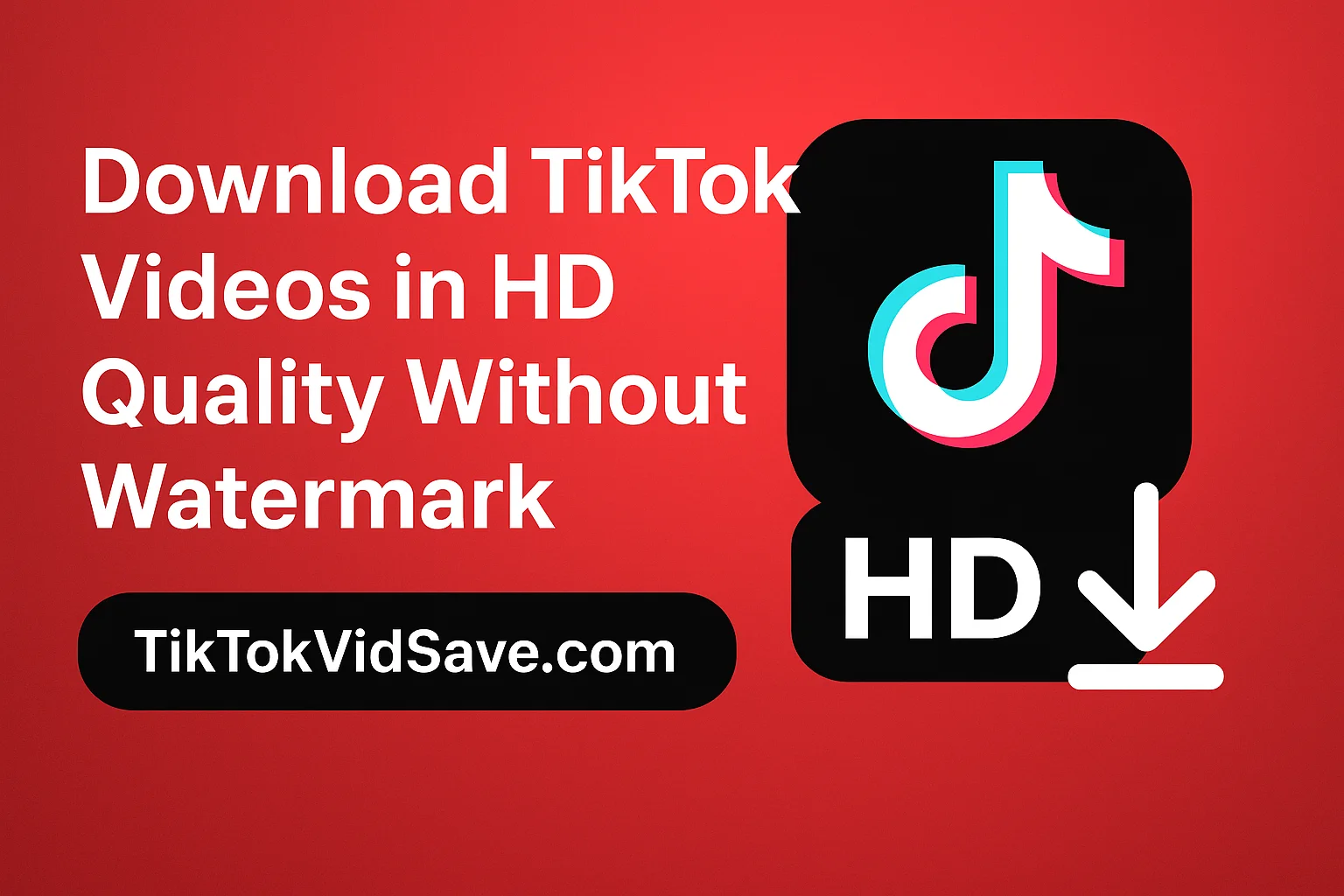 Download TikTok videos in HD quality without watermark
