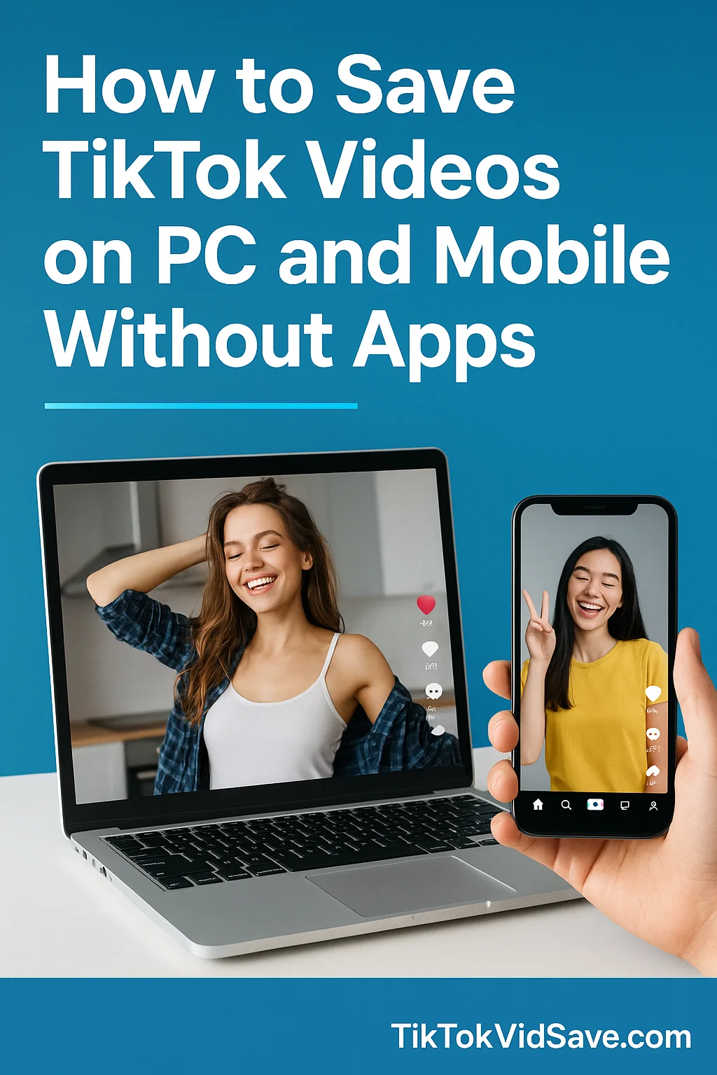 Save TikTok videos on PC and mobile